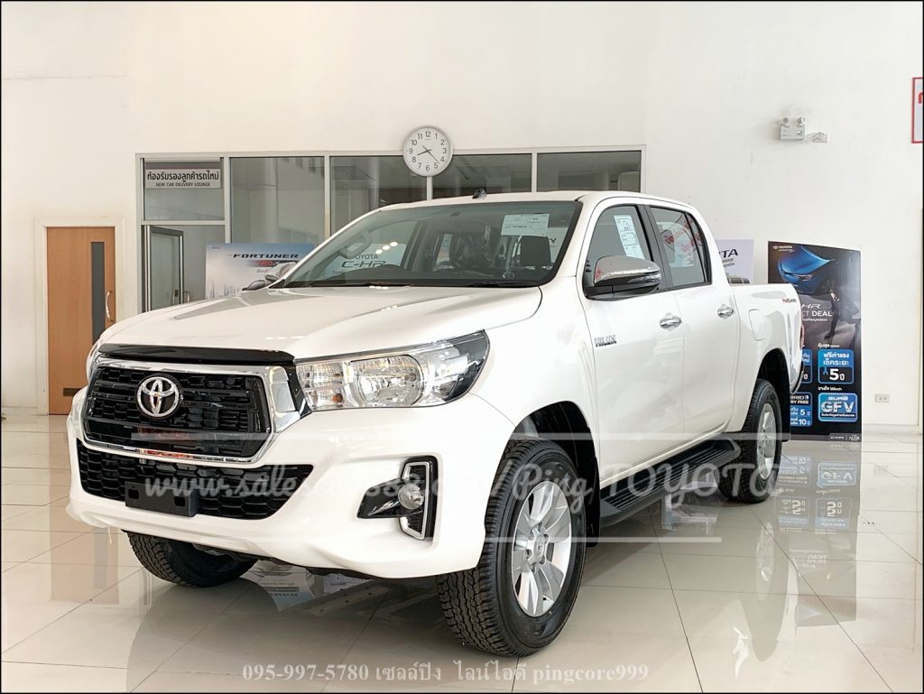 โปรโมชั่นโตโยต้า รีโว่ป้ายเเดง กะบะรีโว่4ประตู revo toyota ส่วนลดรีโว่ 2.4 E ยกสูงเกียธรรมดา